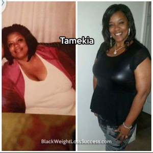 Tamekia lost over 100 pounds | Black Weight Loss Success