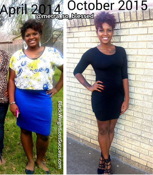 Demetra lost 57 pounds | Black Weight Loss Success