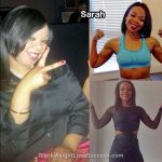 Sarah before and after