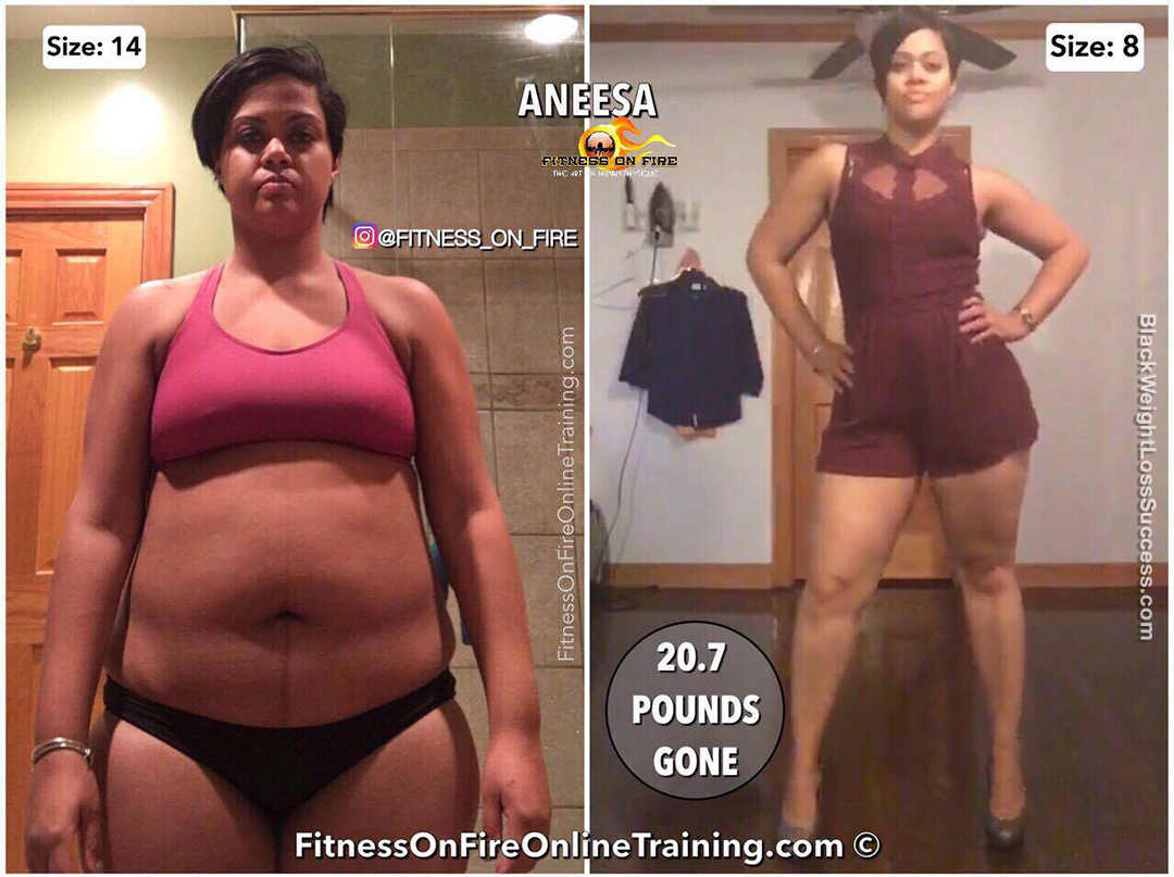 aneesa before and after