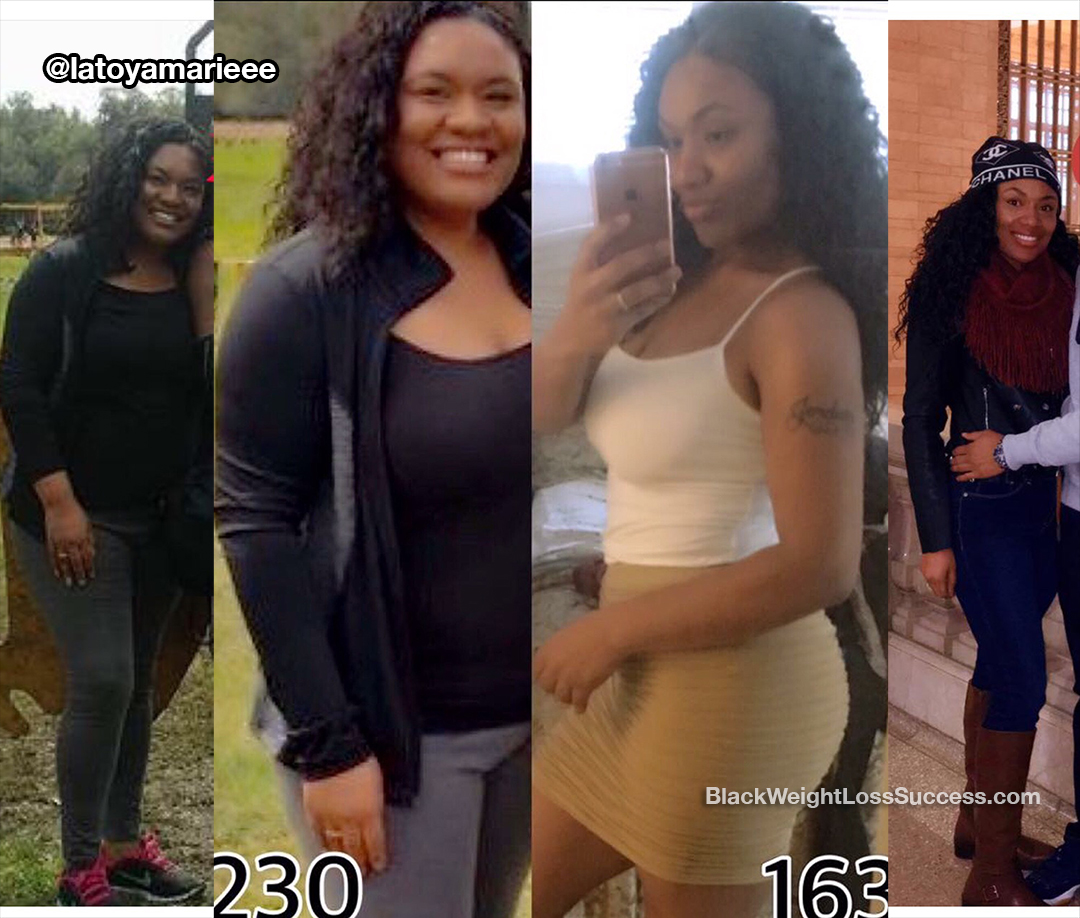 Latoya lost 80 pounds Black Weight Loss Success