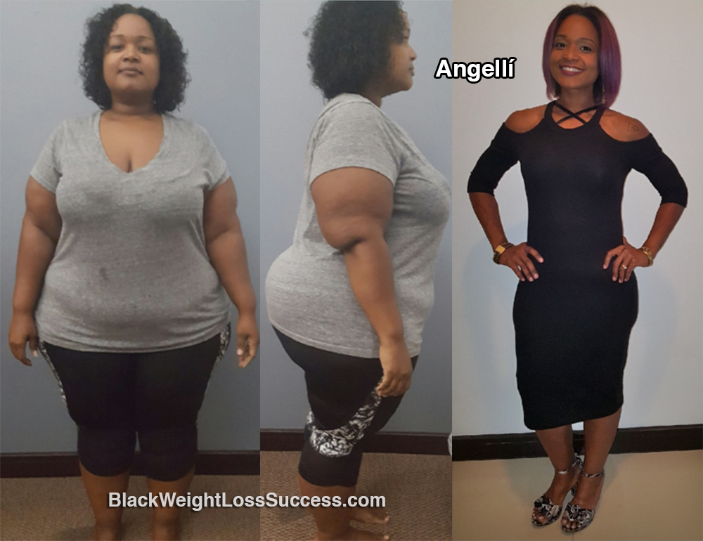 Angellí lost 169 pounds | Black Weight Loss Success