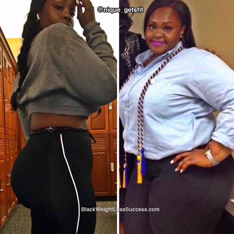 Tanique lost more than 50 pounds | Black Weight Loss Success