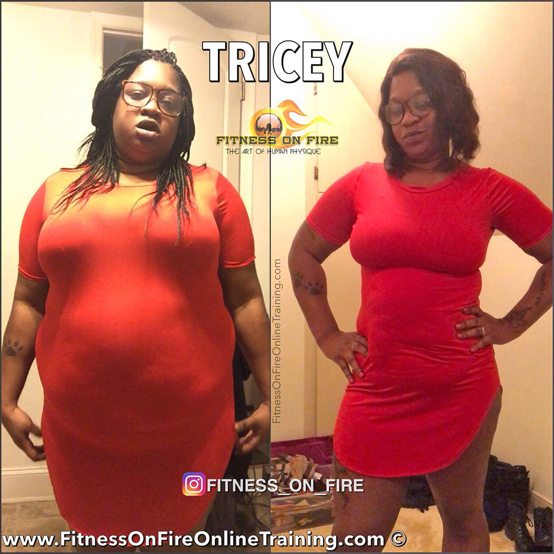 Tricey before and after