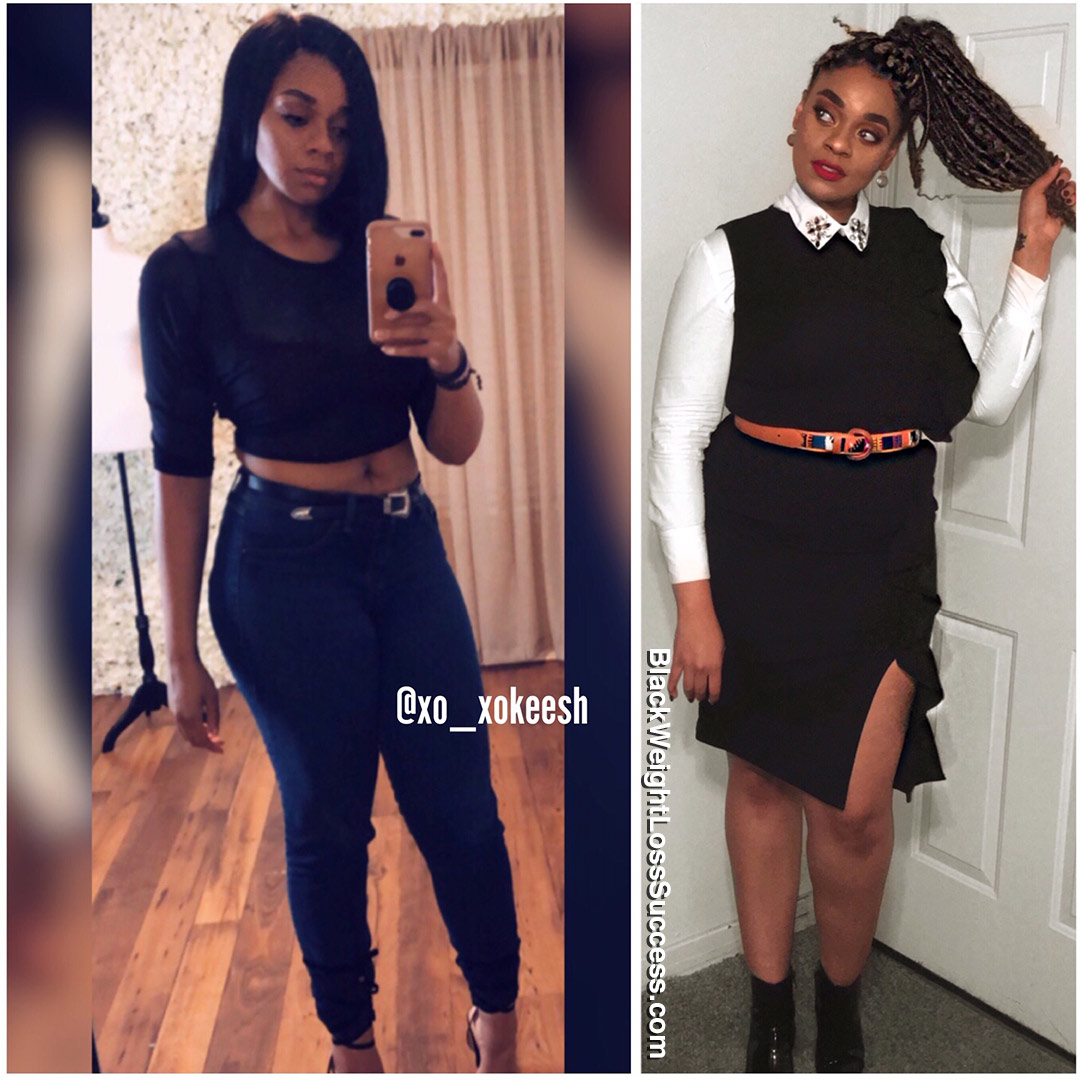 Keesha before and after