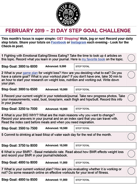 BWLW's February Challenge
