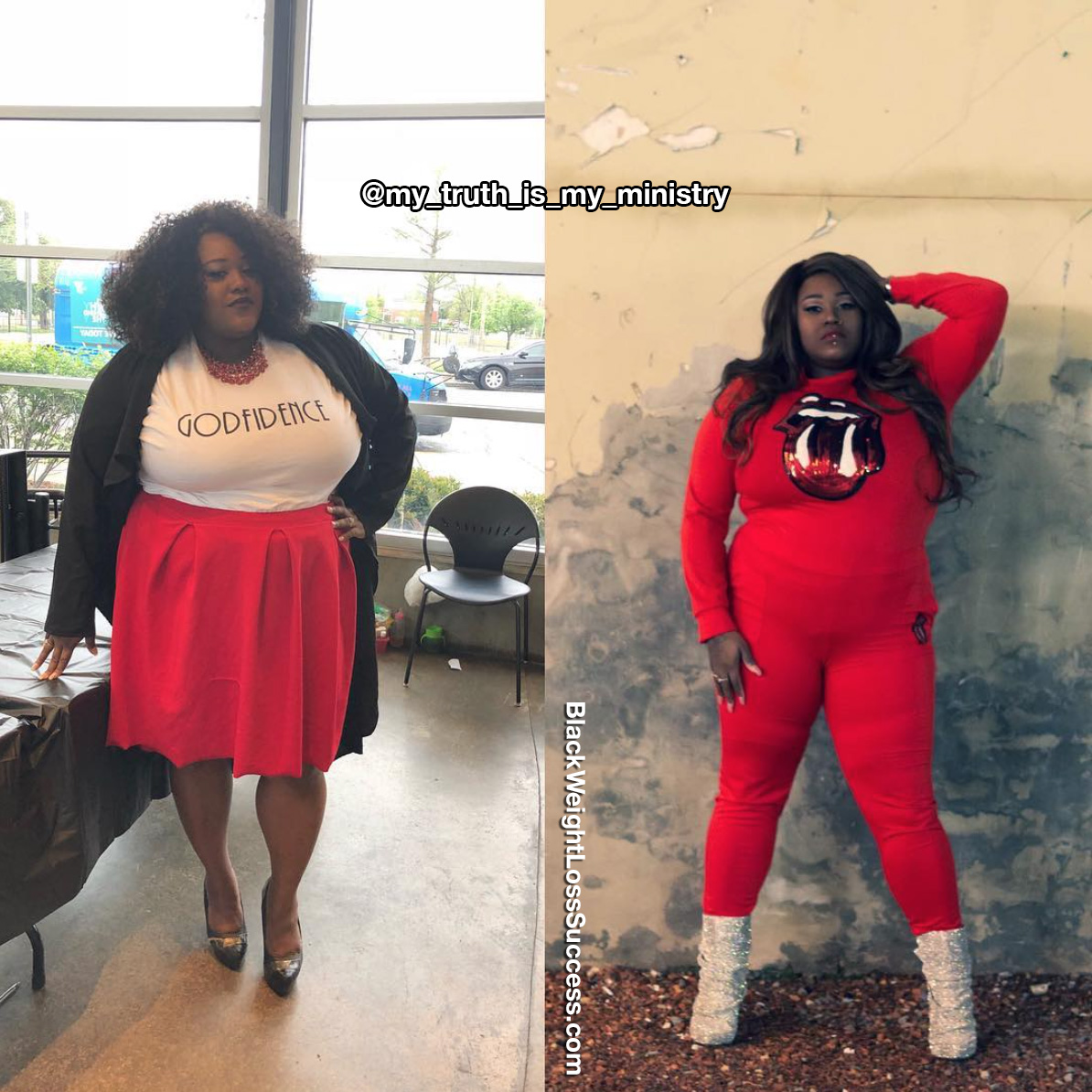 De'angela before and after
