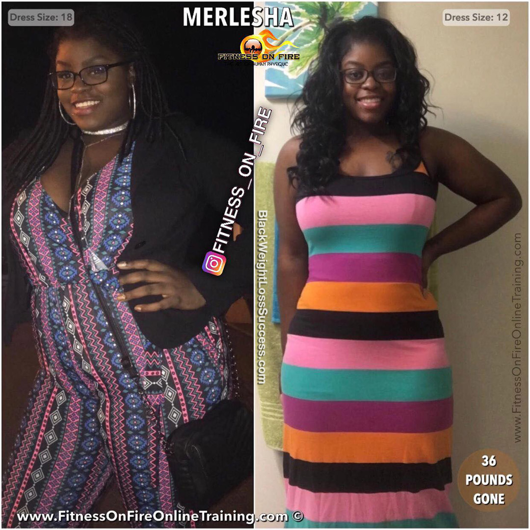 Merlesha before and after