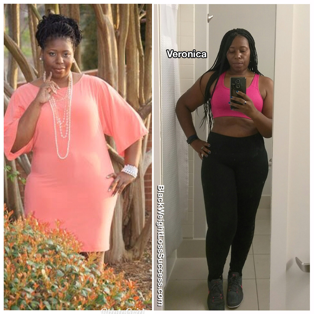Veronica lost 100 pounds | Black Weight Loss Success