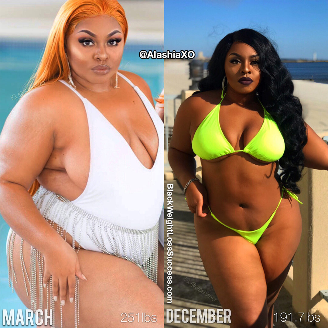 Alashia before and after