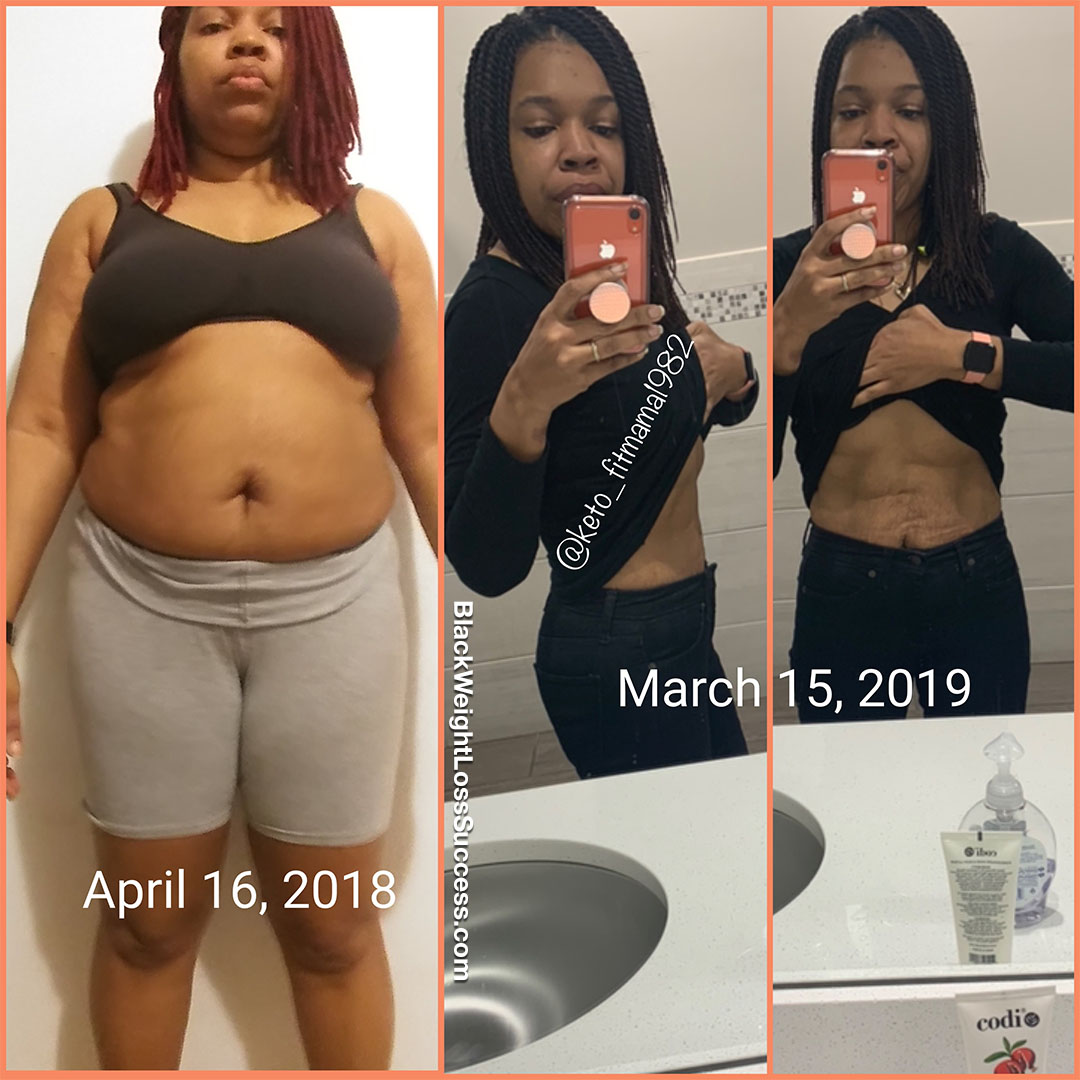 Danielle lost 69 pounds Black Weight Loss Success