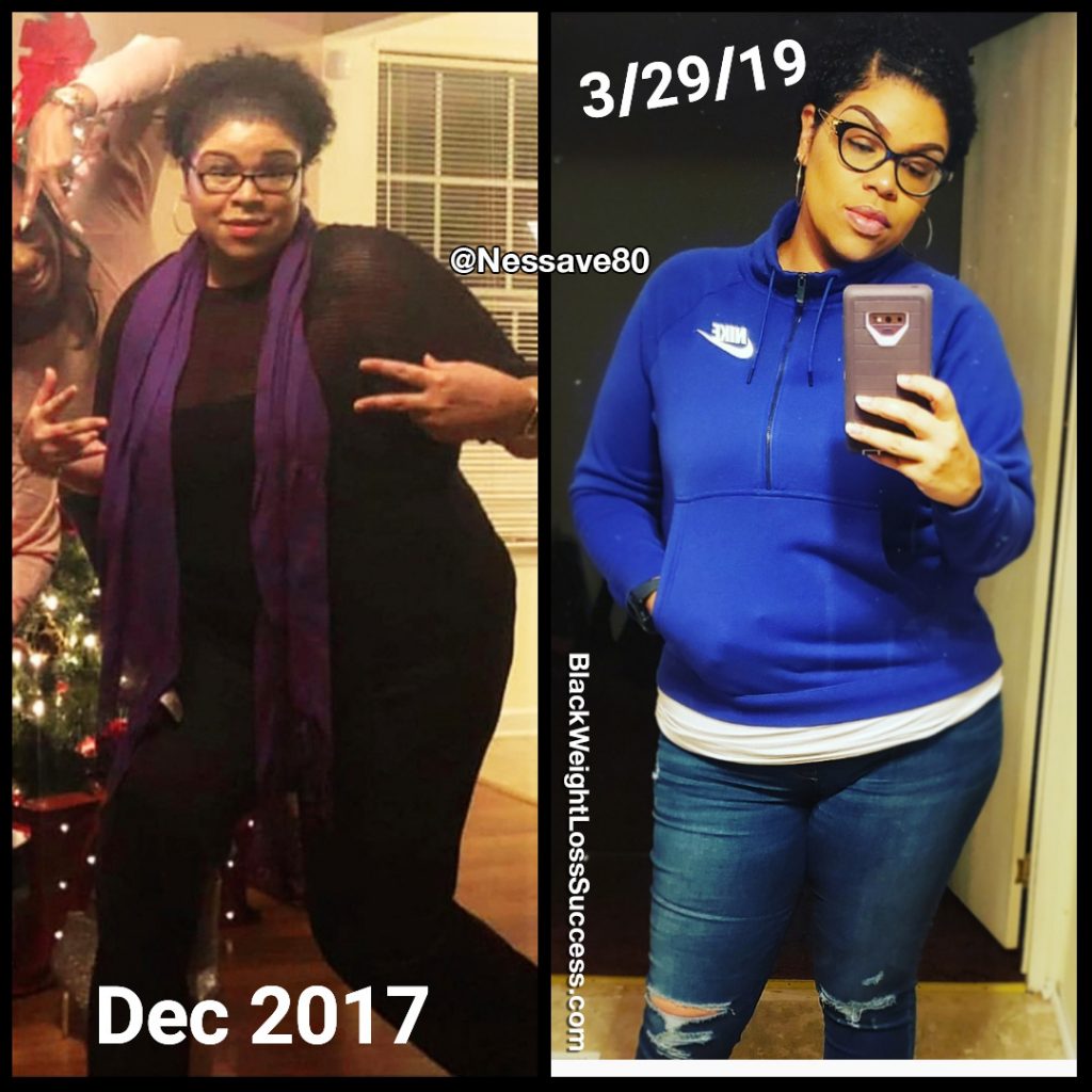 Vanessa lost 70 pounds Black Weight Loss Success