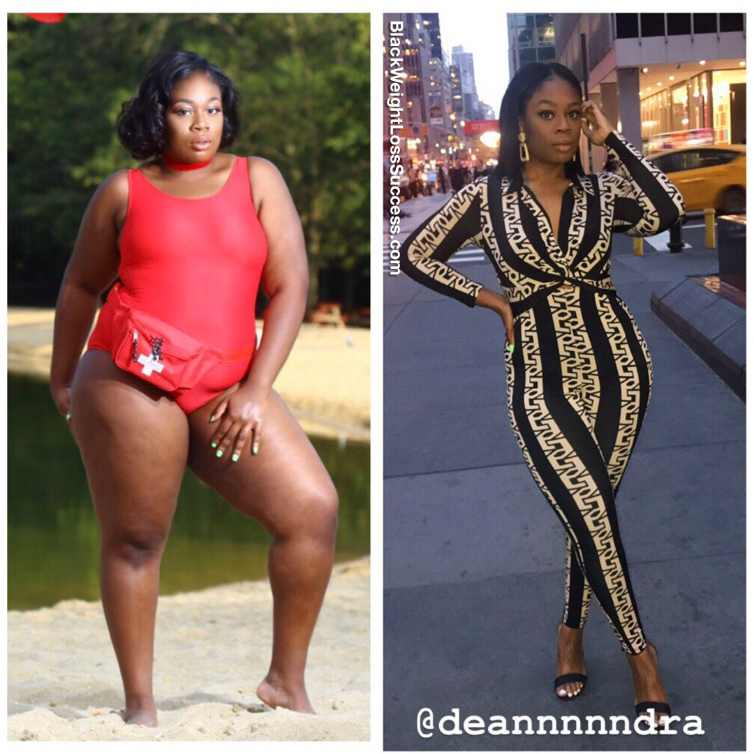 Deandra before and after
