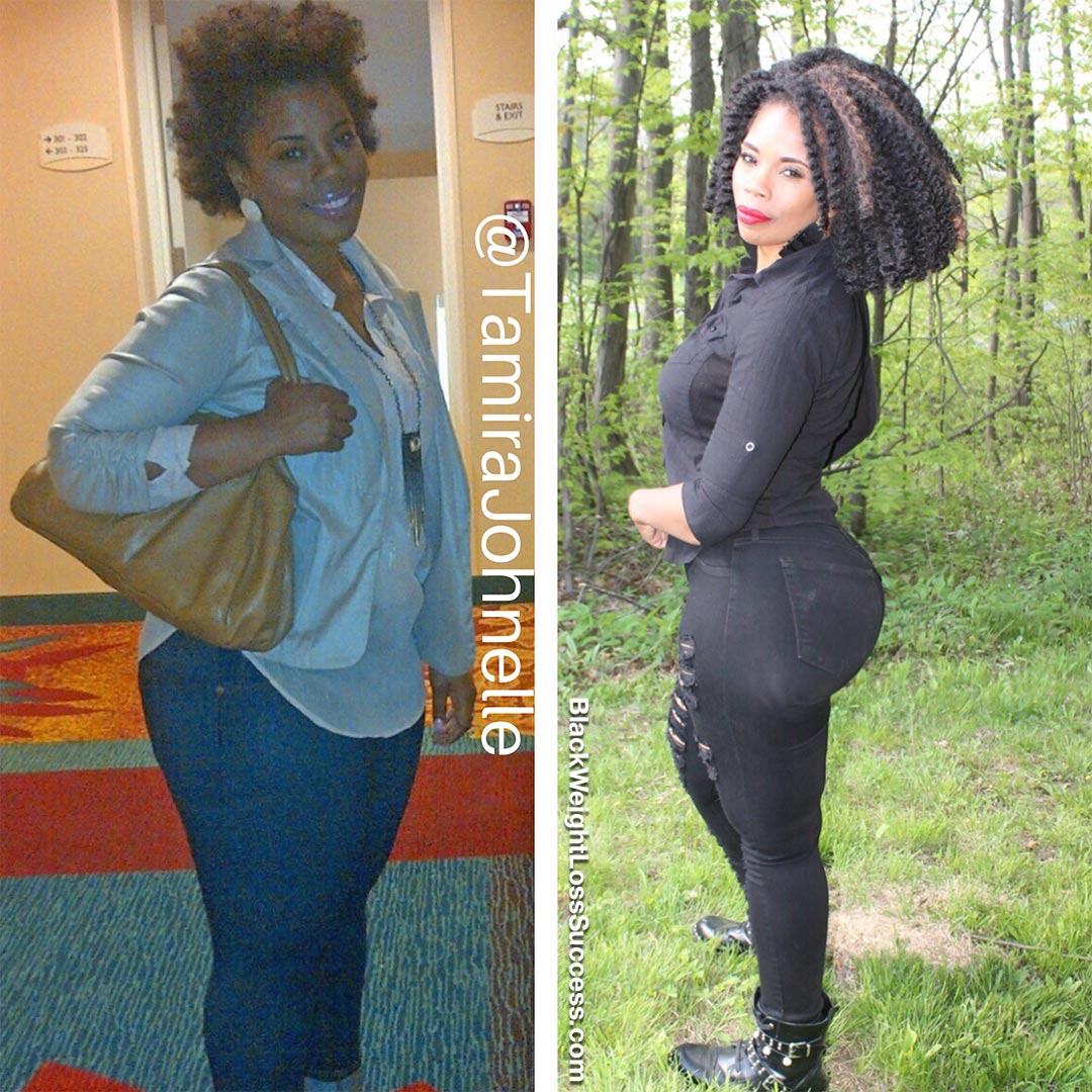 Tamira before and after