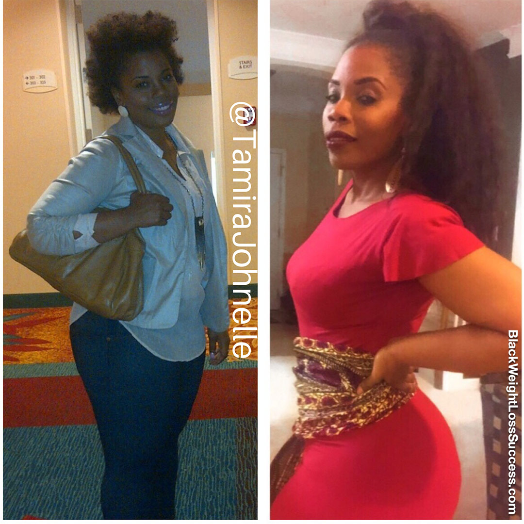 Tamira before and after