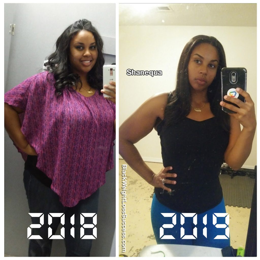 Shanequa lost 69 pounds Black Weight Loss Success