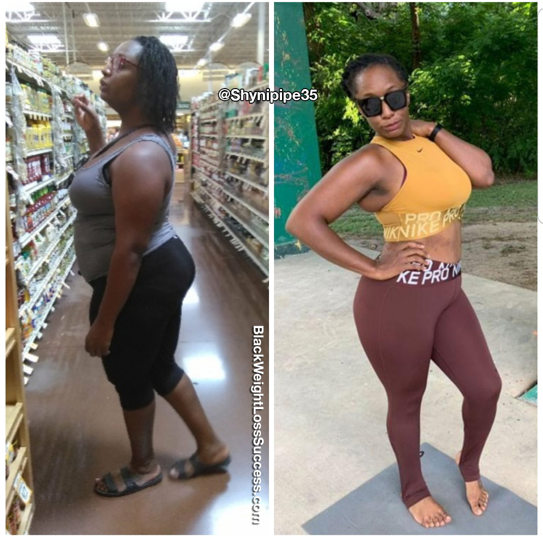 Lashea before and after