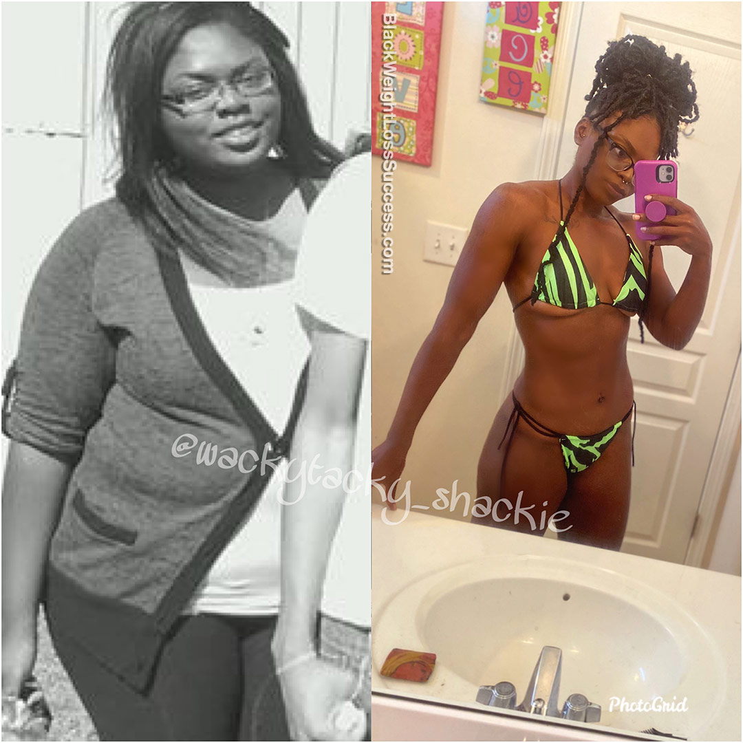 Shaquana before and after