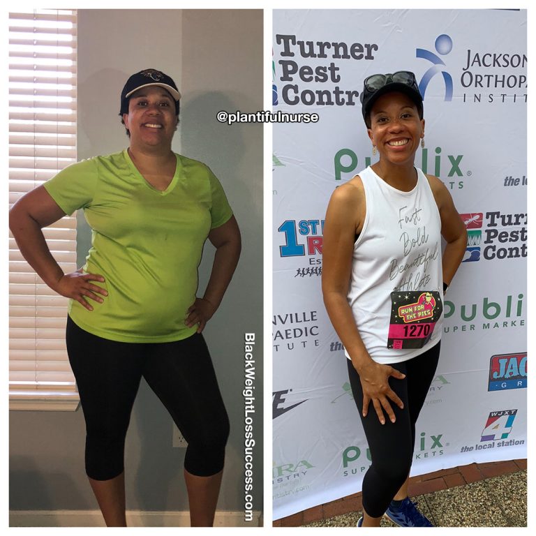 Daphne lost 80 pounds Black Weight Loss Success