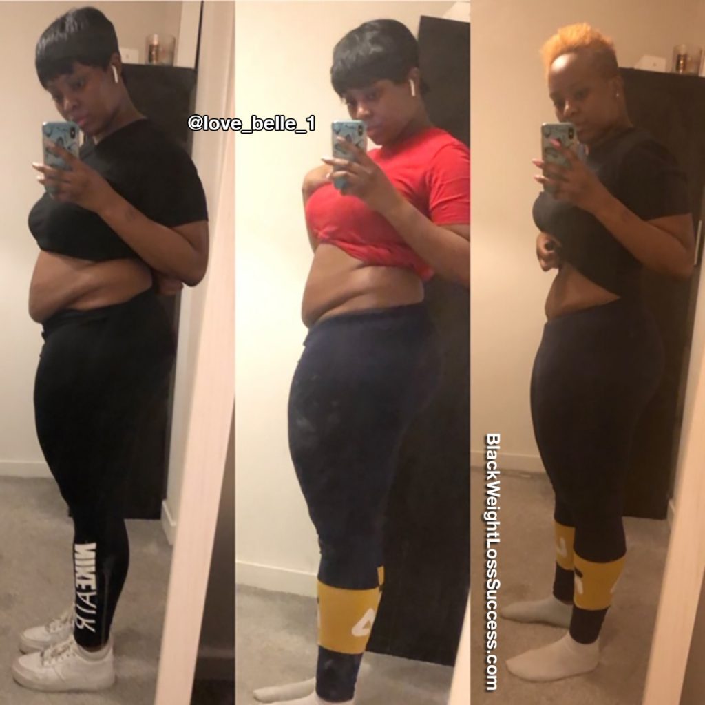 Emily lost 7kg/15 pounds Black Weight Loss Success