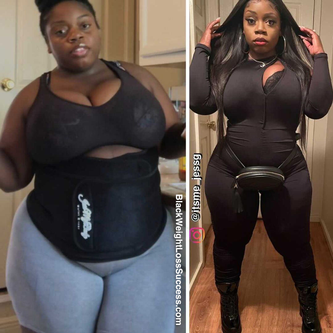 Jessica before and after weight loss