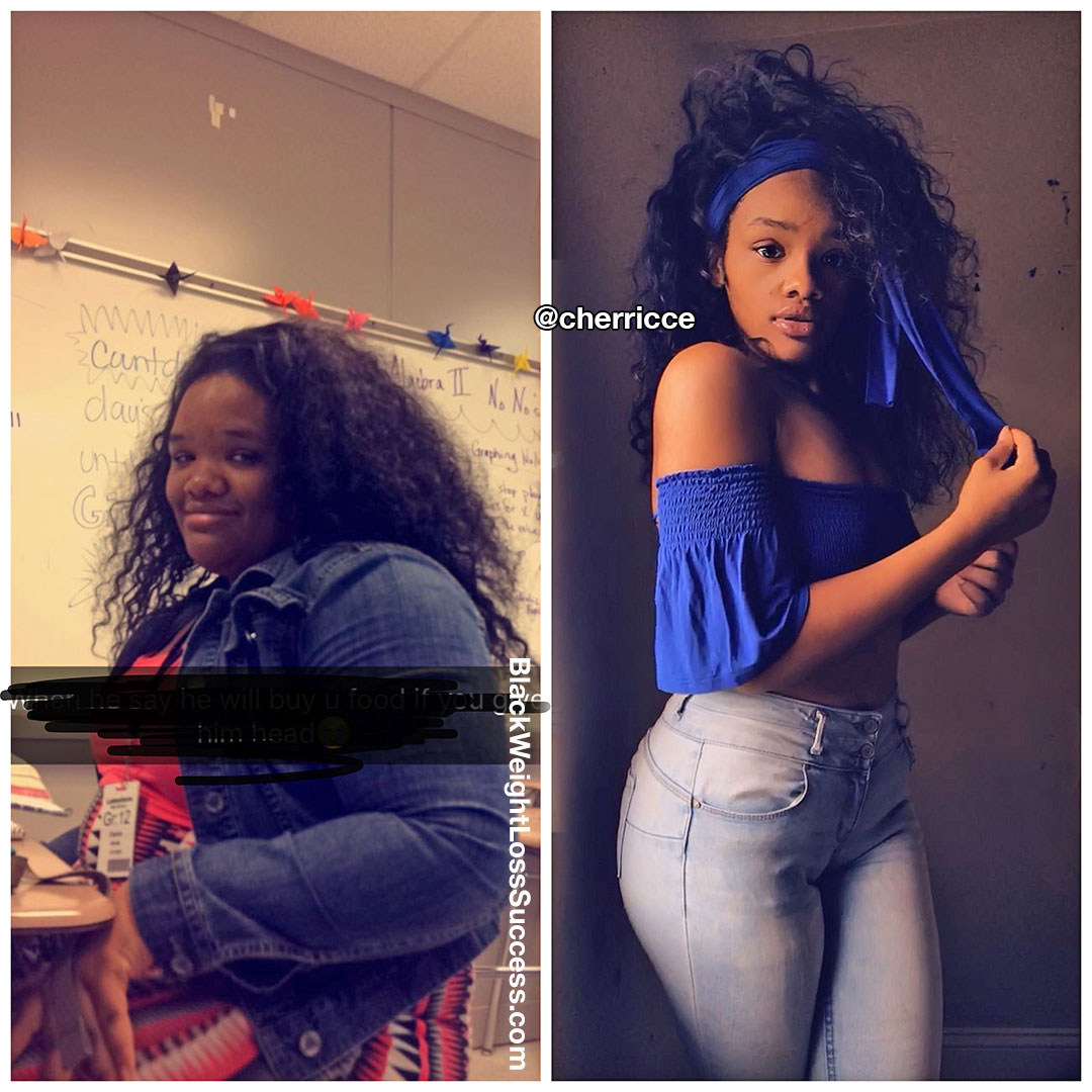 Cherice before and after