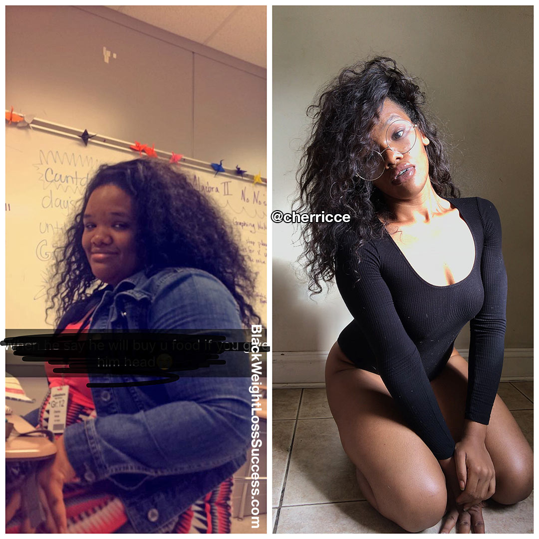 Cherice before and after