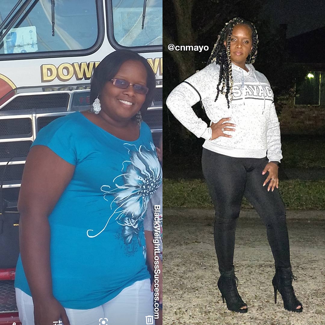 Chantelle before and after weight loss