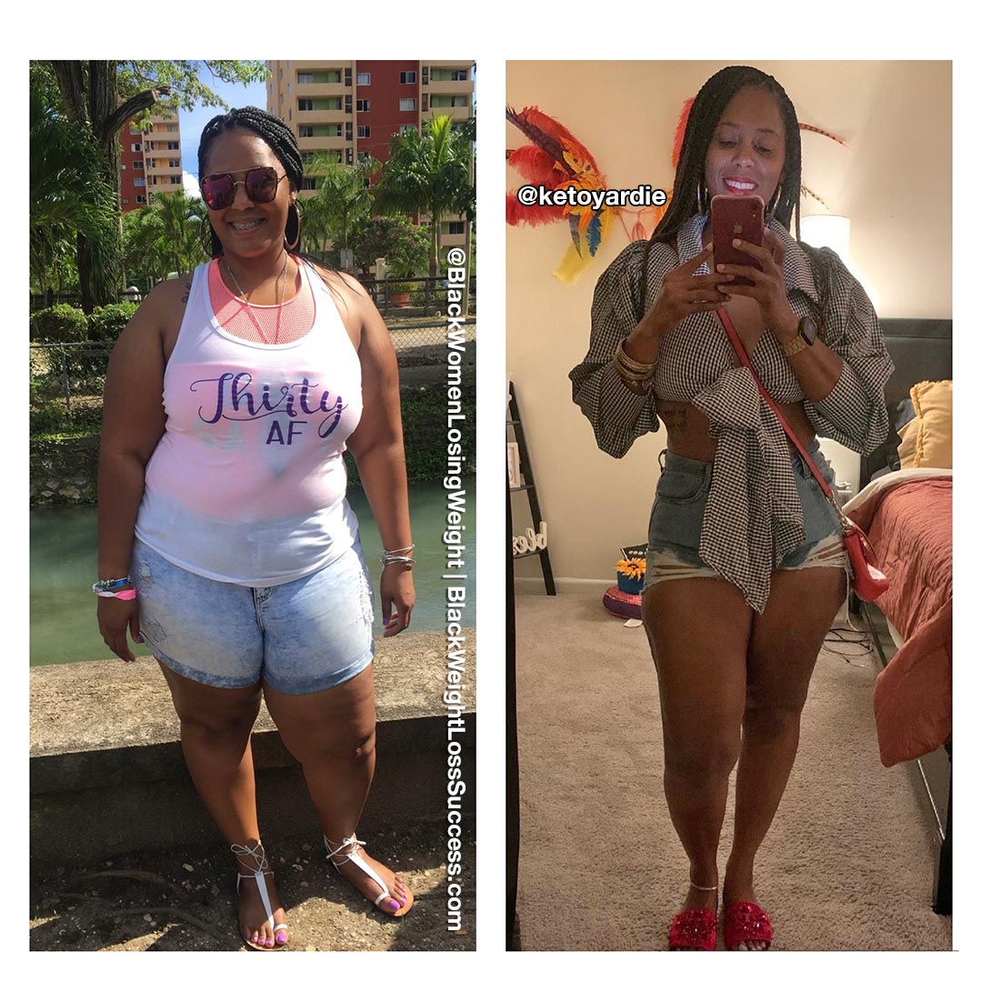 Jhean lost 124 pounds