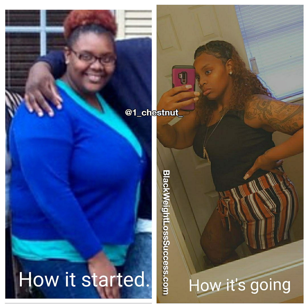 Chastity lost 125 pounds