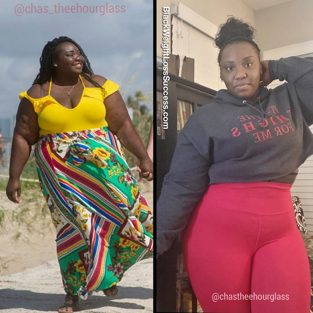 Chastity lost 117 pounds | Black Weight Loss Success