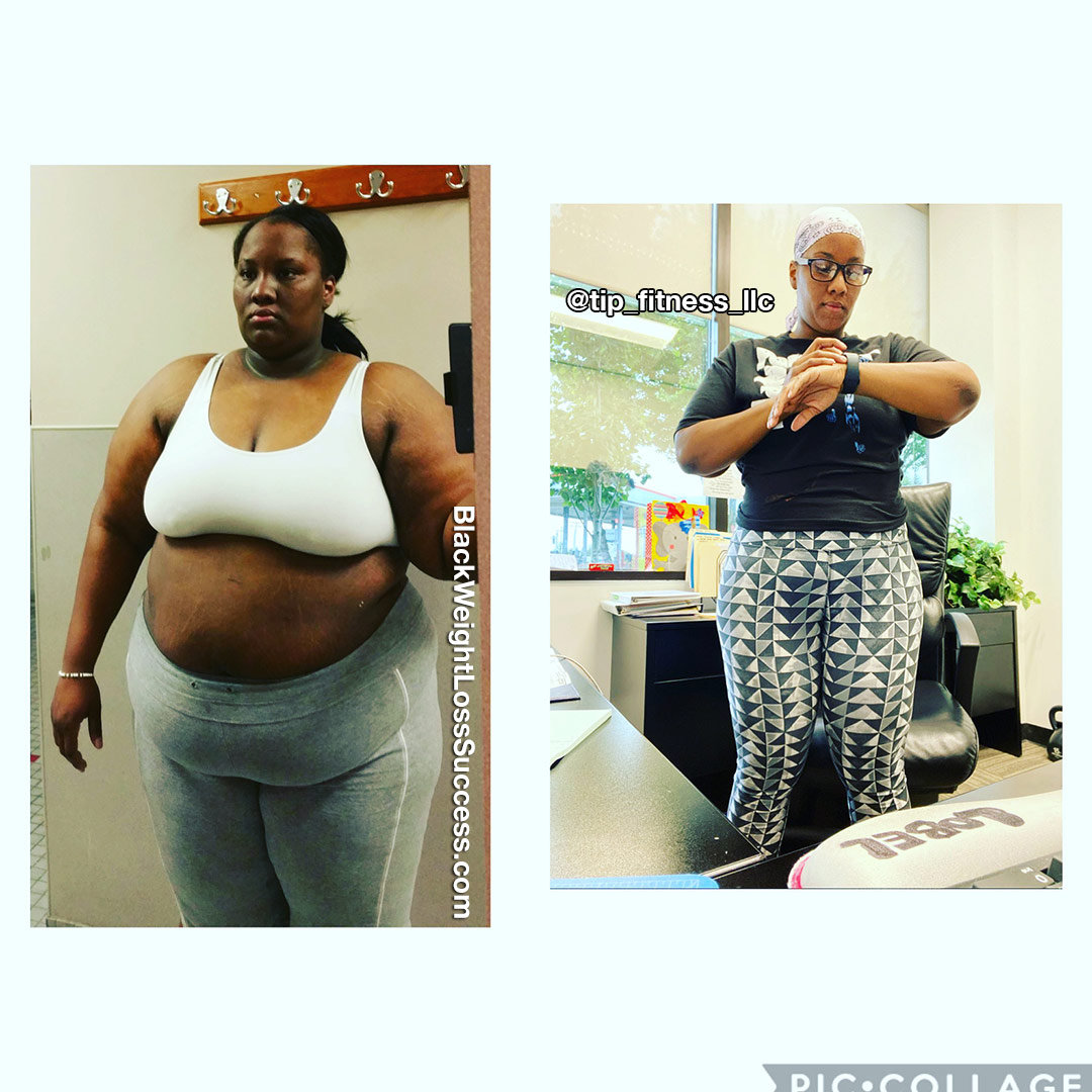 Jeria before and after weight loss