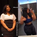 Sherrell before and after weight loss
