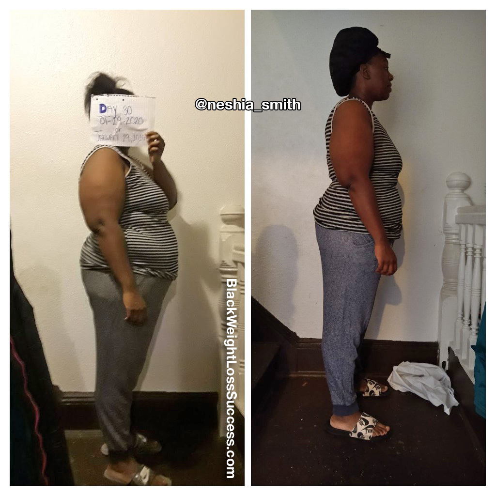 Aneshia before and after weight loss