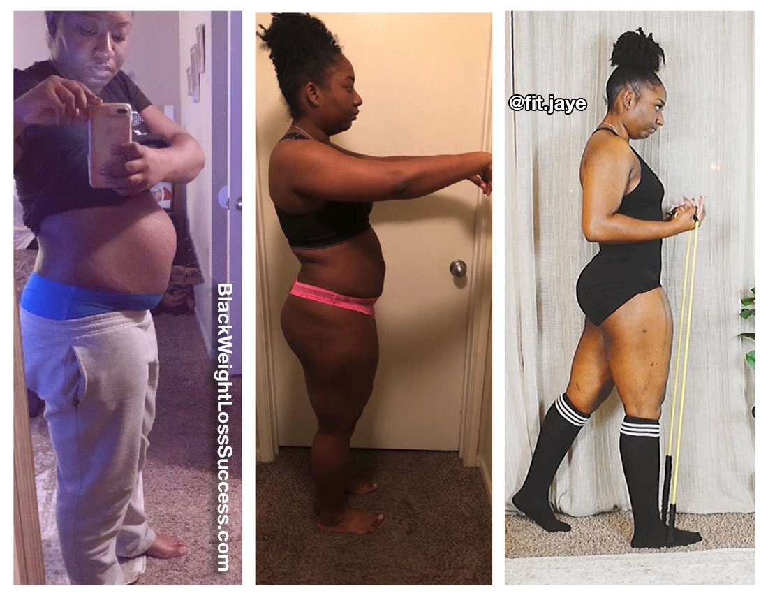 Jeanelle before and after weight loss