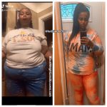 Carenna lost 42 pounds