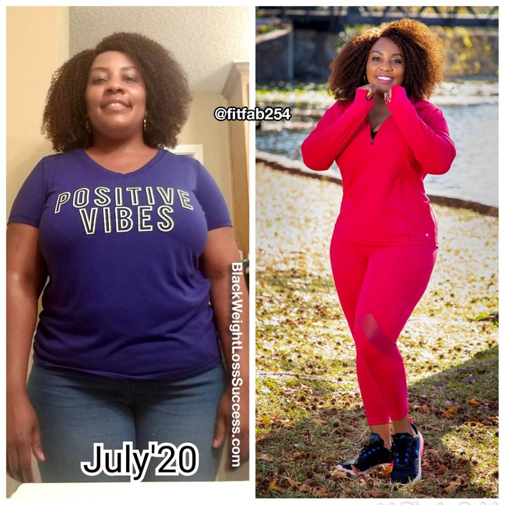 Faith lost 37 pounds Black Weight Loss Success