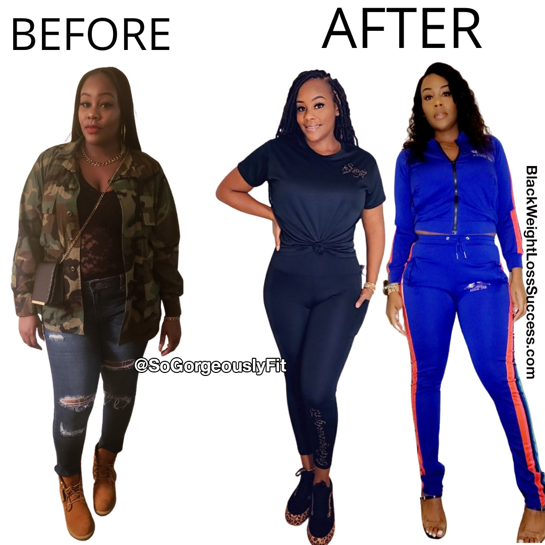 Jennifer before and after weight loss