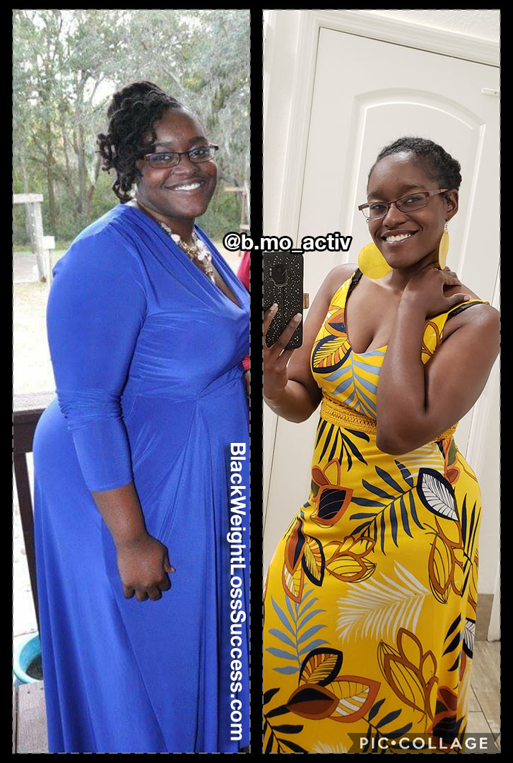 Monica before and after weight loss