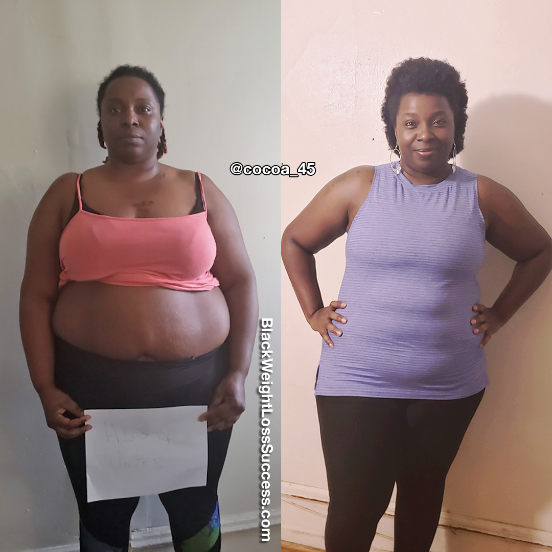 Ivy lost 37 pounds