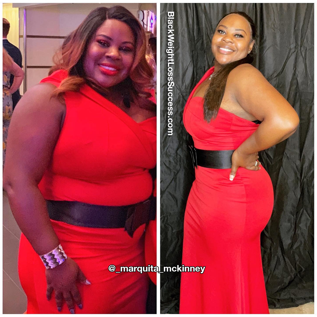Marquita lost 61 pounds
