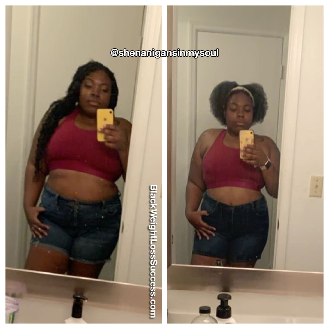 Teila lost 28 pounds