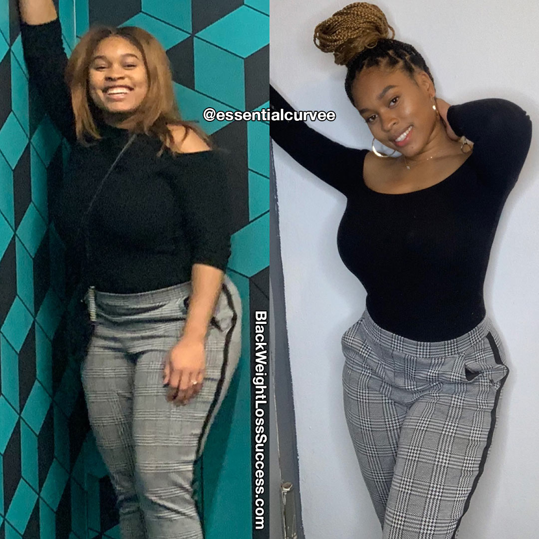 Imani before and after weight loss