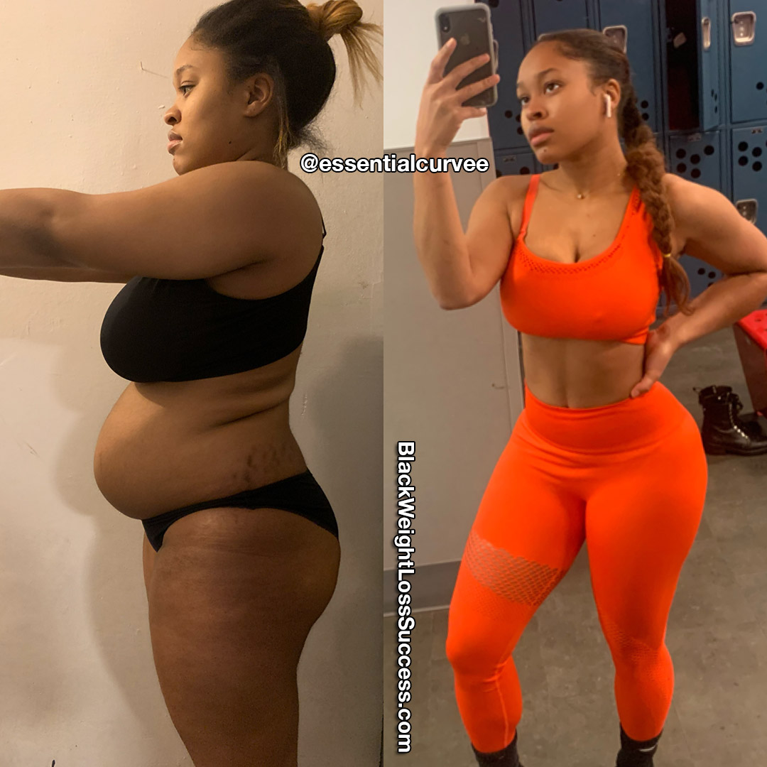 Imani before and after weight loss