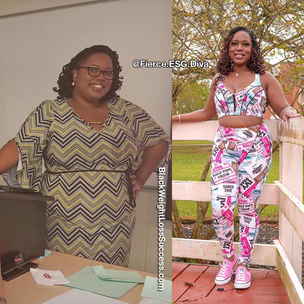 Kyra lost 82 pounds - Black Weight Loss Success