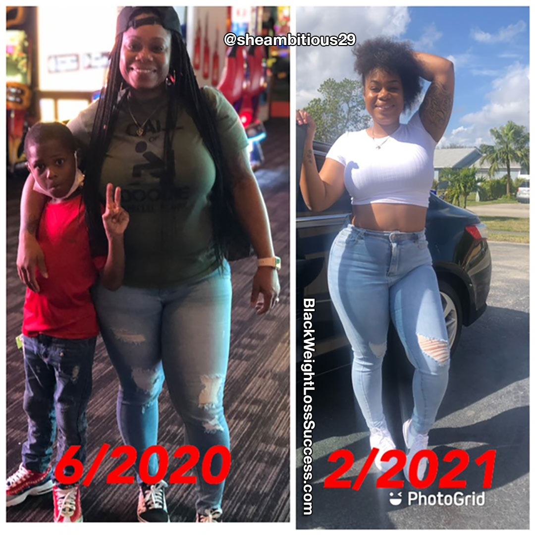 Tempest lost 47 pounds