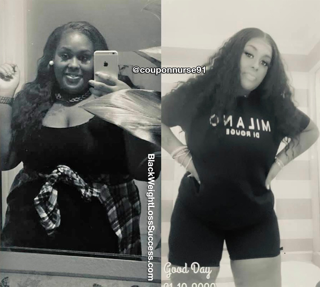 Lanisha before and after weight loss