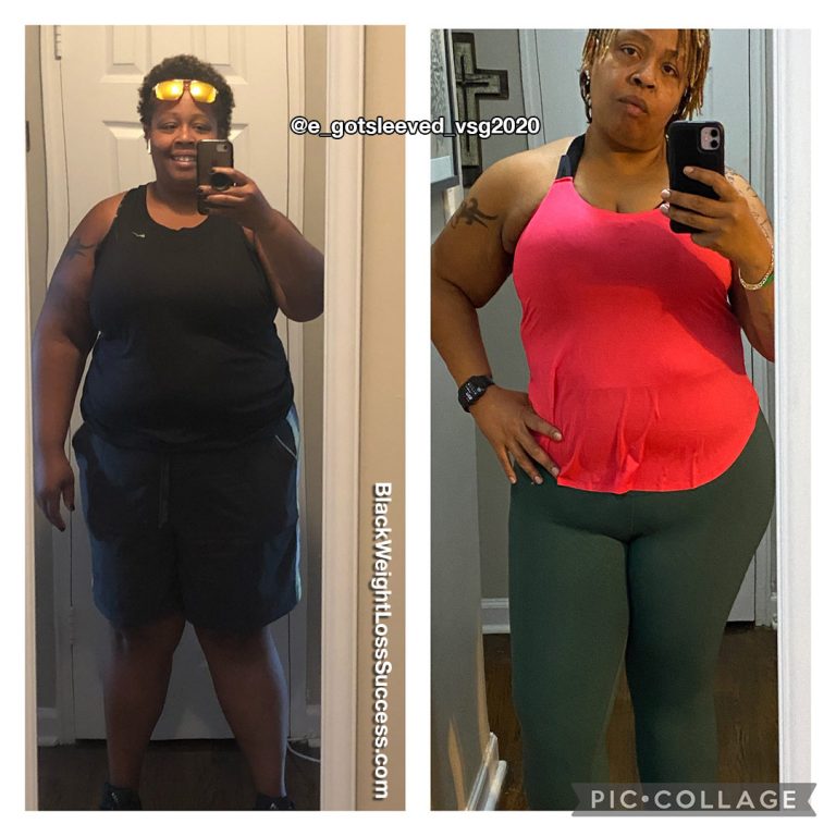 Erica lost 106 pounds | Black Weight Loss Success
