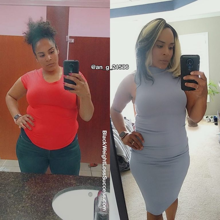 Anne lost 78 pounds | Black Weight Loss Success