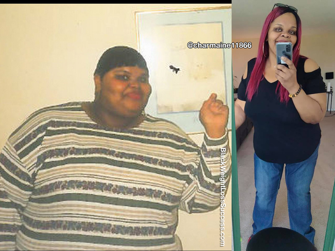 Charmaine lost 235 pounds